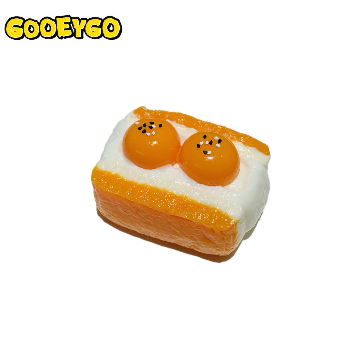 295g Double Yolk Egg Sandwich Squishy Toy