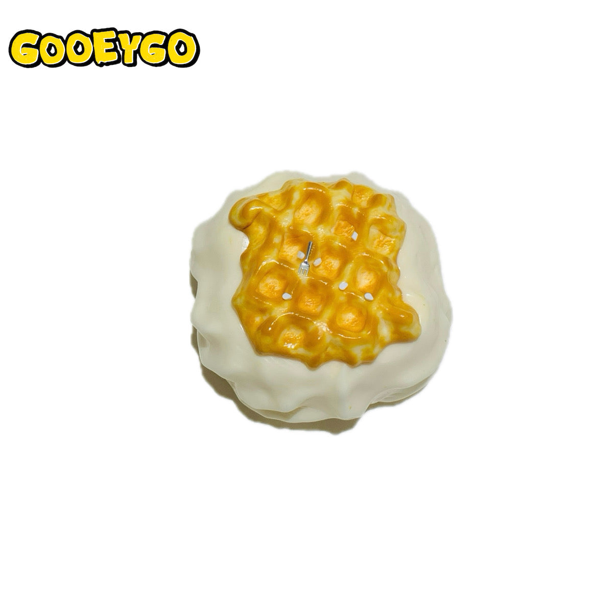 160g Cream Waffle Square Squishy Toy